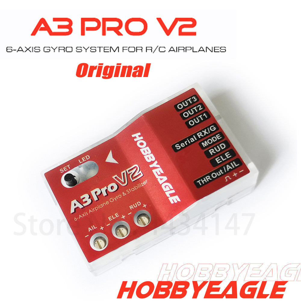 Rc Airplane Flight Controller Gyro - HobbyEagle A3 Pro V2 Flugsteuerung 6-Achsen-Flugzeug-Gyro-