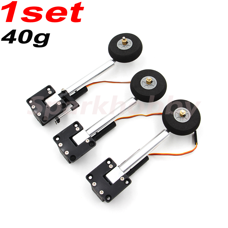 Rc Airplane Electric Landing Gear Retract - 1set 40g lenkung getriebe metall wurm-typ