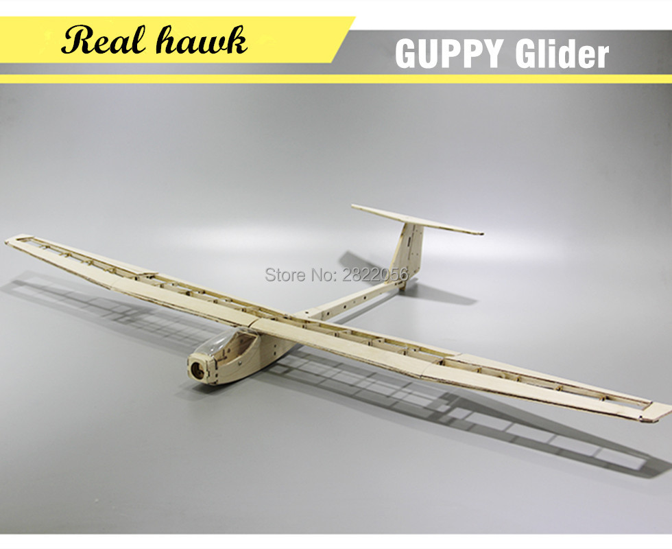 Rc Airplane Balsa Wood Kit Laser Cut - RC-Flugzeuge Lasergeschnittener Balsaholz-Bausatz Spannweite 1040mm GUPPY