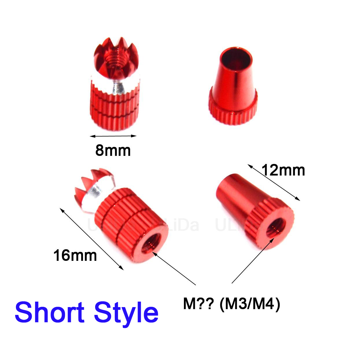 Rc Airplane Motor Mount Aluminum - Aluminium RC Rocker-Kopf 3mm 4mm M4
