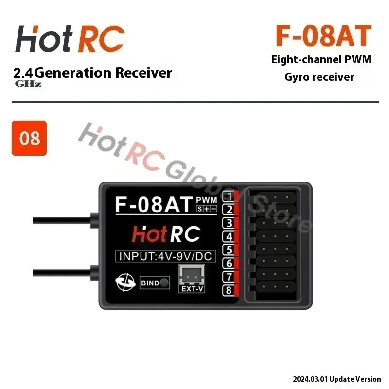 HOTRC 2,4GHz 4/6/8-Kanal F-04A – Rc Airplane Flight Controller Gyro Bewertung und Preis