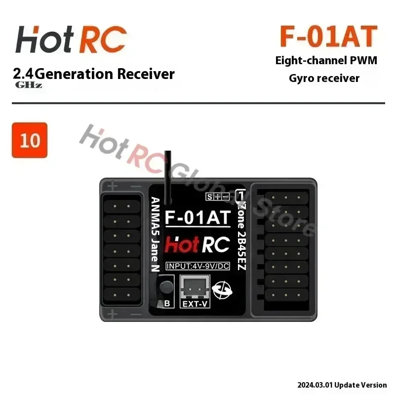 HOTRC 2,4GHz 4/6/8-Kanal F-04A – Rc Airplane Flight Controller Gyro Bewertung und Preis