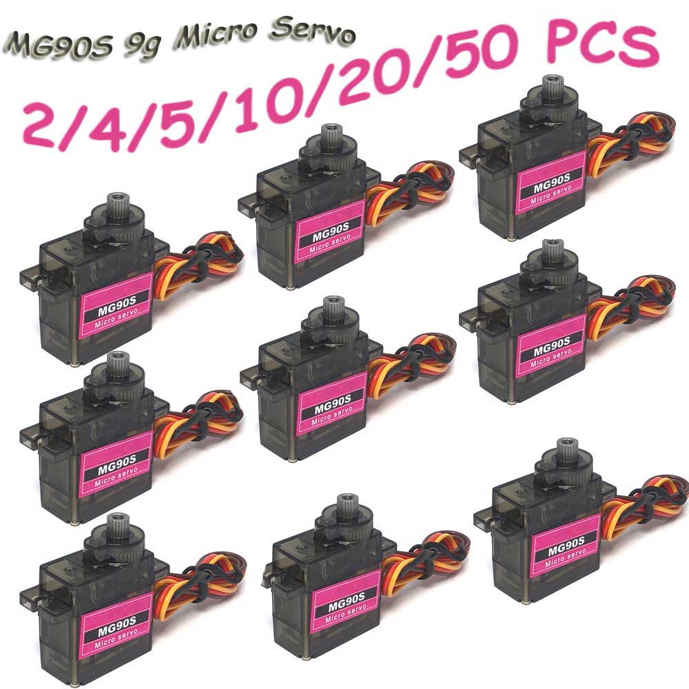 2-50 Stück MG90S 9g Micro Serv – Rc Plane Servo 9G Metal Gear Micro Bewertung und Preis
