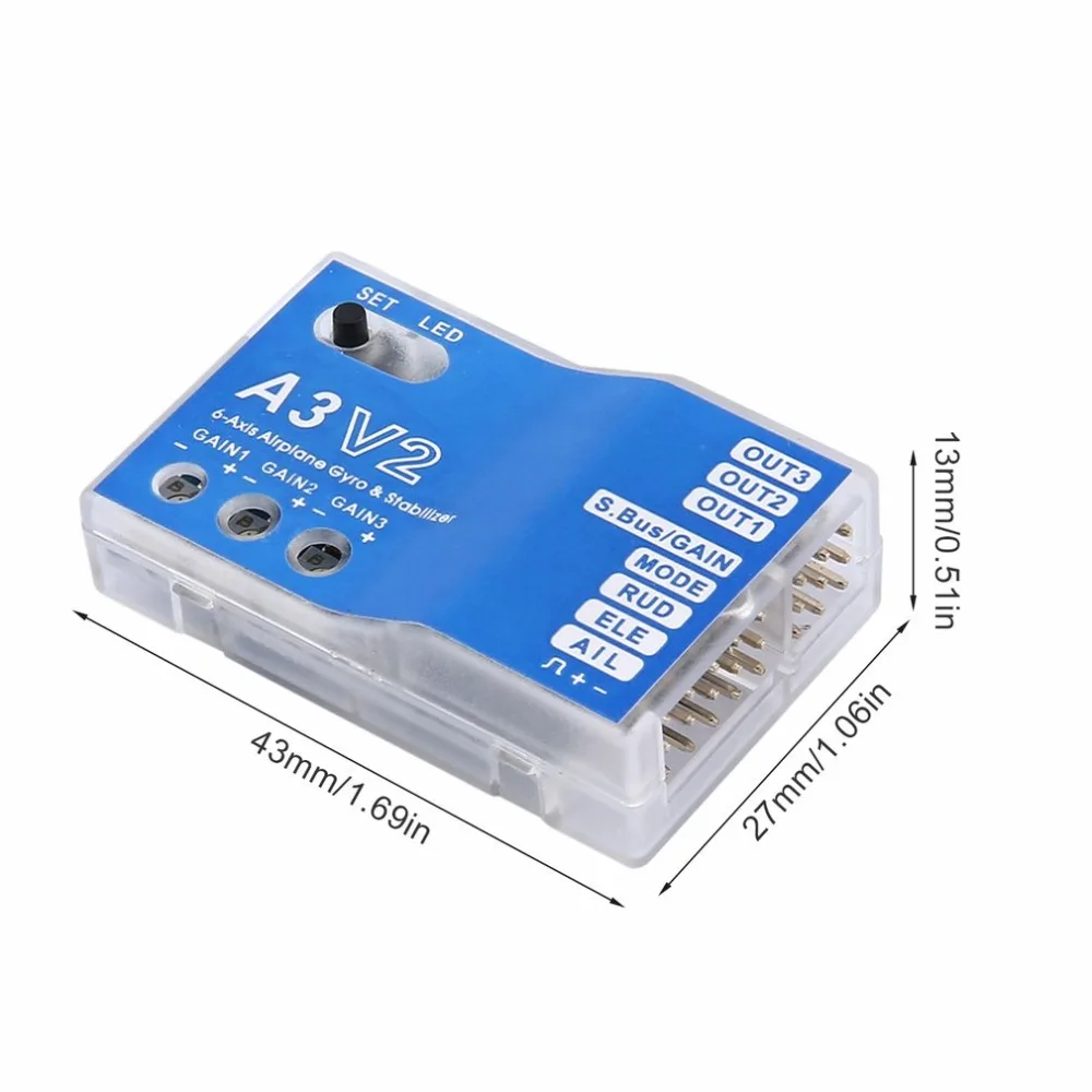 3-Achsen-Gyro A3 V2 Flugzeug-F – Rc Airplane Flight Controller Gyro Bewertung und Preis