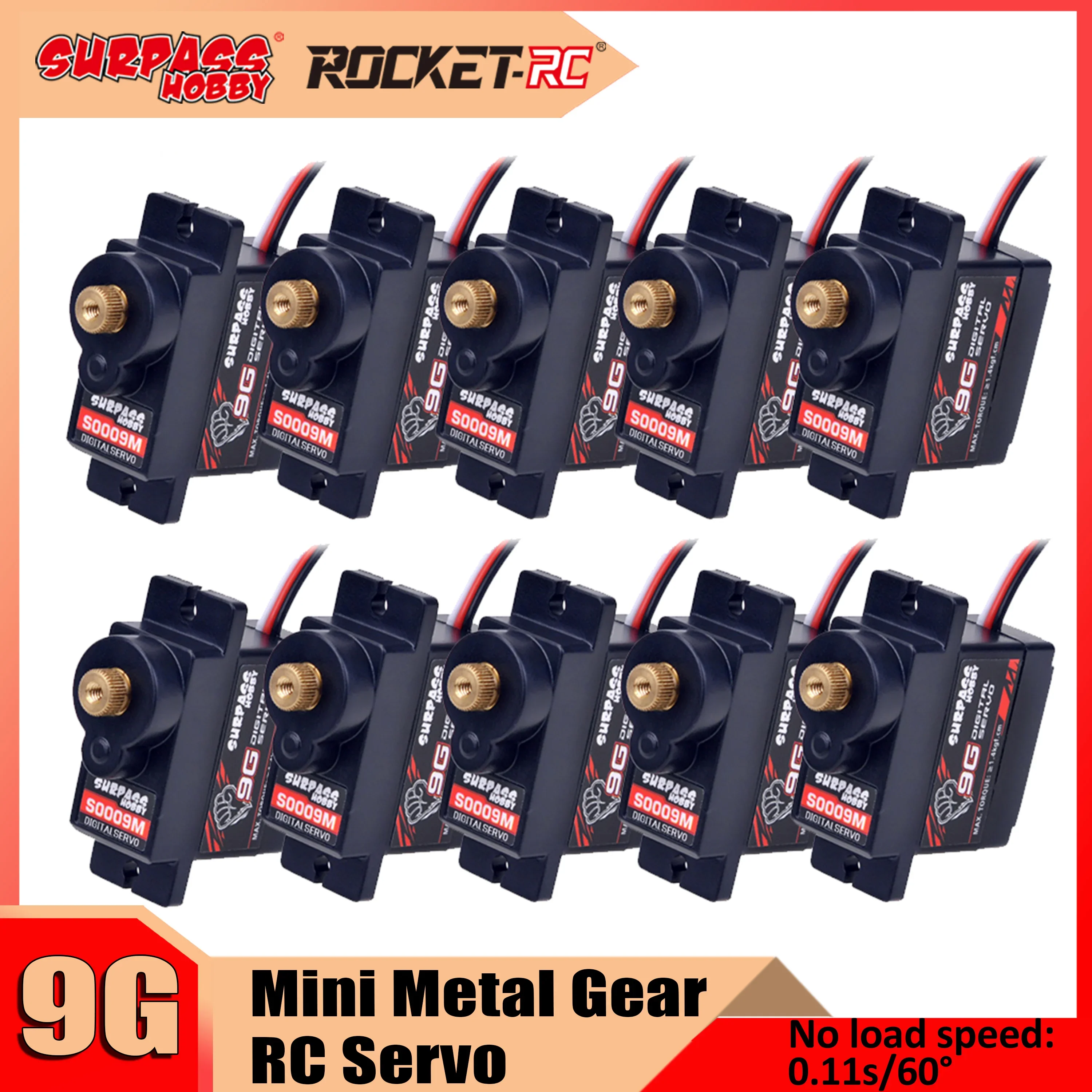 SURPASS HOBBY Digital Servo 1/ – Rc Plane Servo 9G Metal Gear Micro Bewertung und Preis