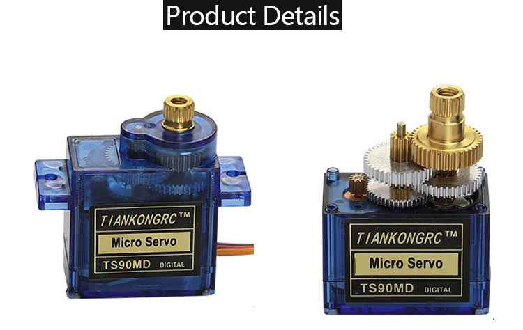 2/4/10/100pcs 9g ts90md Metall – Rc Plane Servo 9G Metal Gear Micro Bewertung und Preis