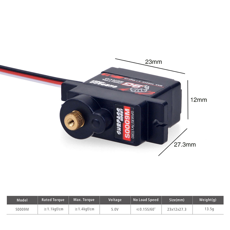 SURPASS Hobby Digital Servo 9G – Rc Plane Servo 9G Metal Gear Micro Bewertung und Preis